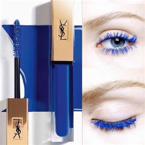 yves saint laurent vinyl couture mascara blue